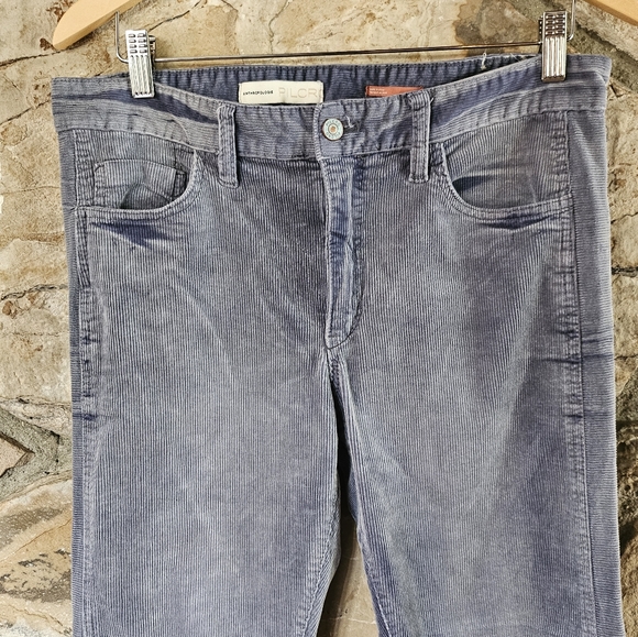 Anthropologie Pilcro Blue Corduroy Pants Size 30 - Picture 3 of 8